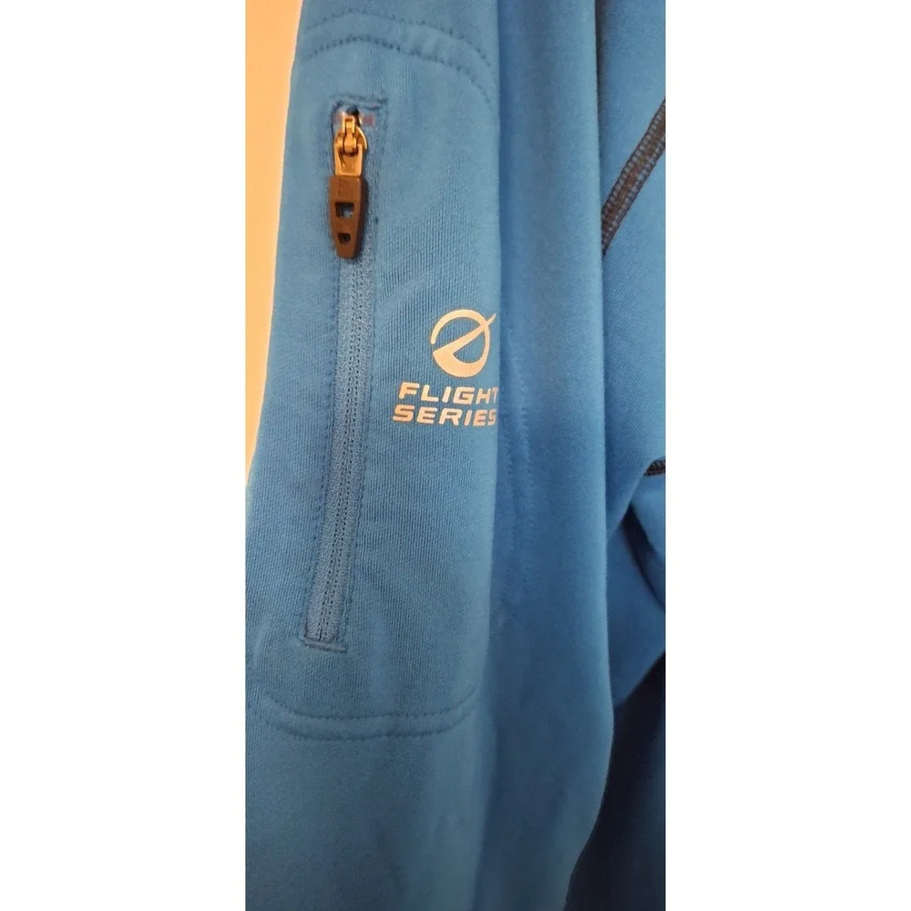 The North Face Flight Series Blue Mens Lg Long Sleeve 1/4 Zip  Pullover